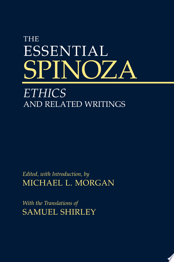 The Essential Spinoza by Baruch Spinoza book cover