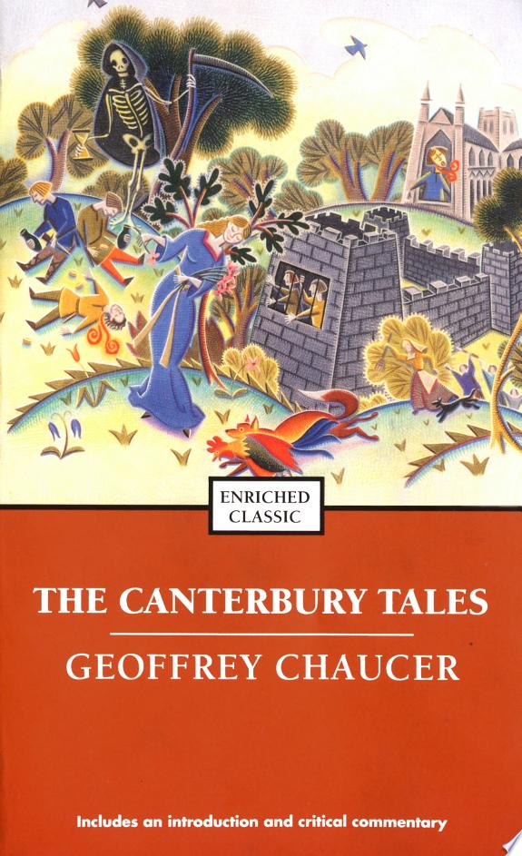 Canterbury Tales by Geoffrey Chaucer book cover