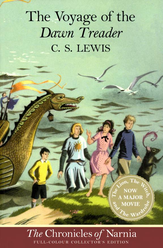 The Voyage of the Dawn Treader (colour version) (The Chronicles of Narnia, Book 5) by C. S. Lewis book cover