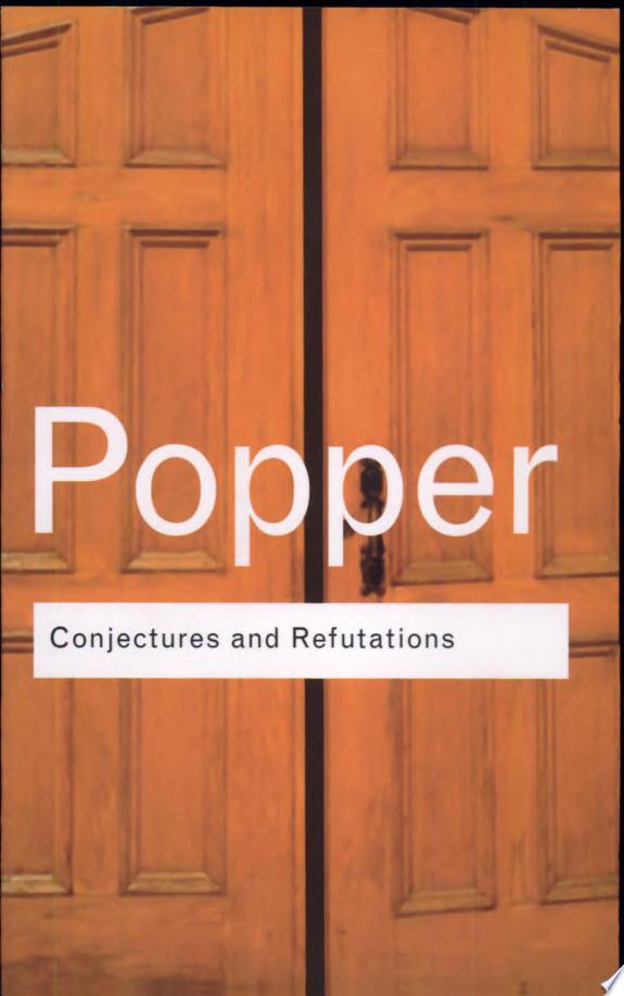 Conjectures and Refutations by Karl Raimund Popper book cover