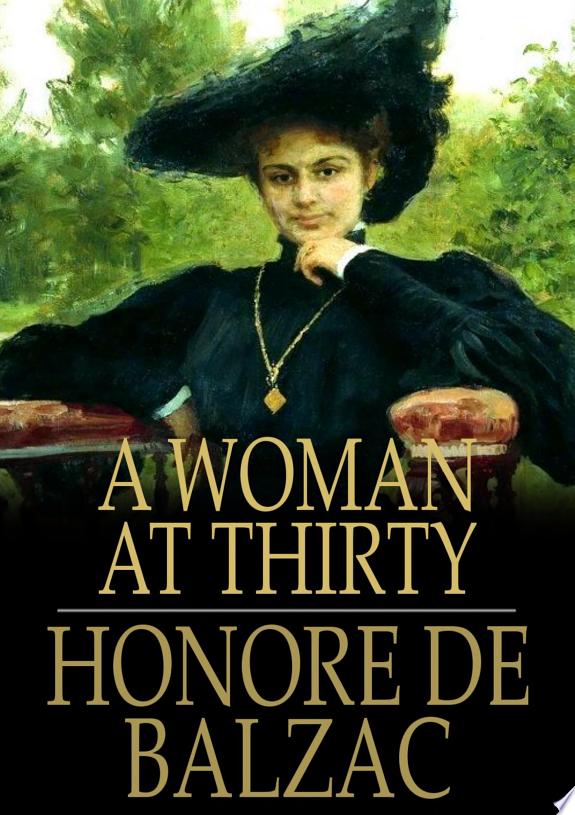 A Woman at Thirty by Honore de Balzac book cover