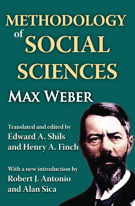 Methodology of Social Sciences by Max Weber book cover