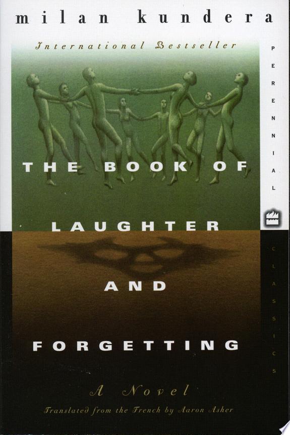 The Book of Laughter and Forgetting by Milan Kundera book cover