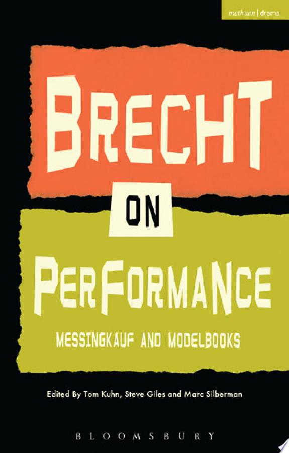 Brecht on Performance by Bertolt Brecht book cover