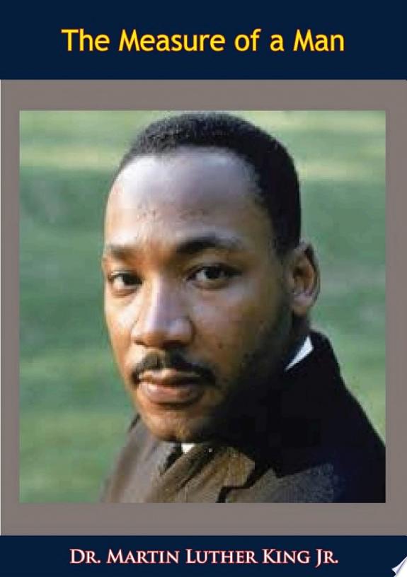 The Measure of a Man by Dr. Martin Luther King Jr. book cover