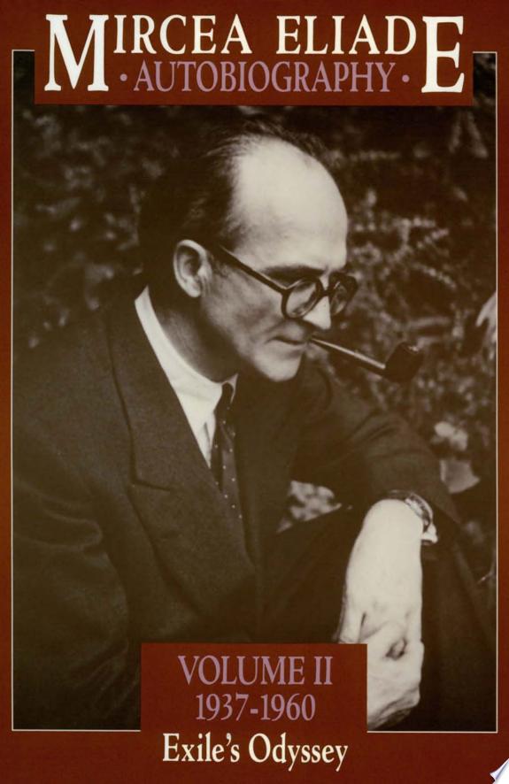 Mircea Eliade: Autobiography by Mircea Eliade book cover