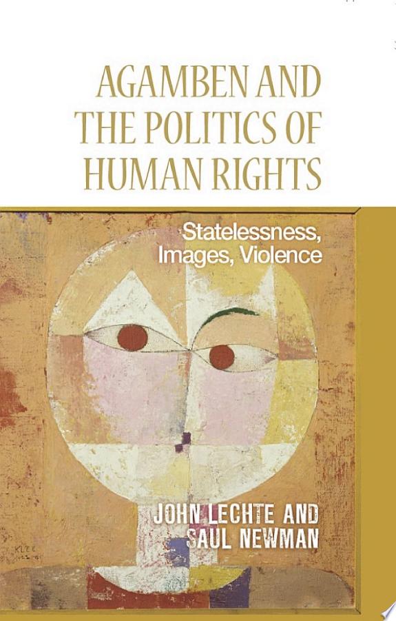 Agamben and the Politics of Human Rights by John Lechte book cover