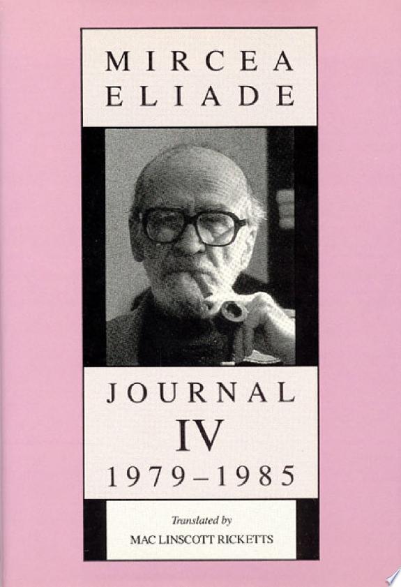 Journal IV, 1979-1985 by Mircea Eliade book cover